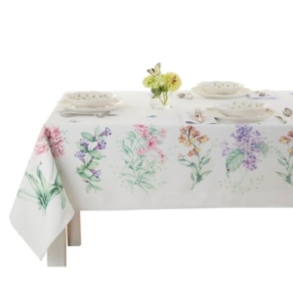 Lenox Butterfly Meadow 60" X 84" Oblong Tablecloth - Picture 1 of 2